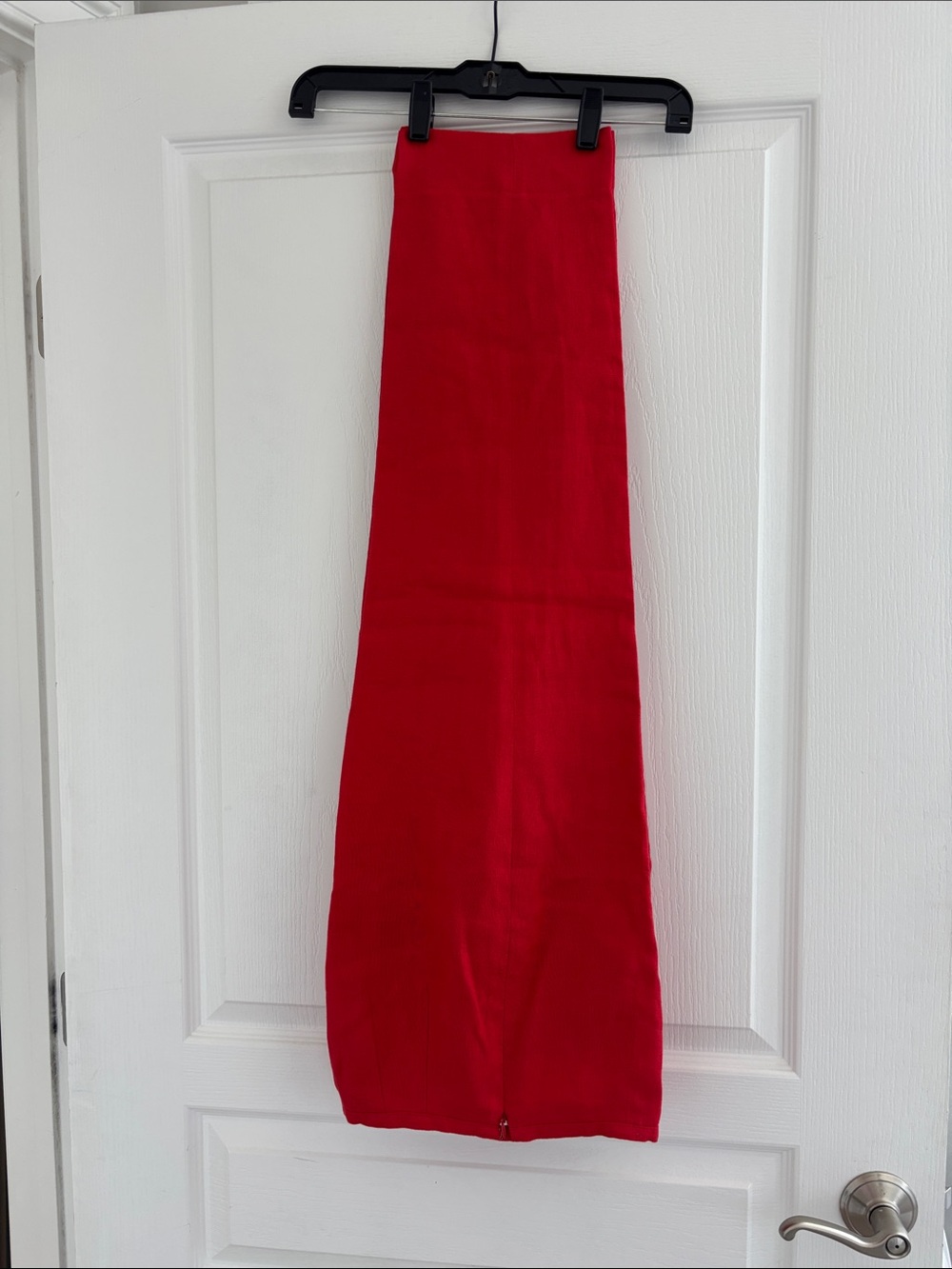 Talbots Red Skirt with Clean Silhouette